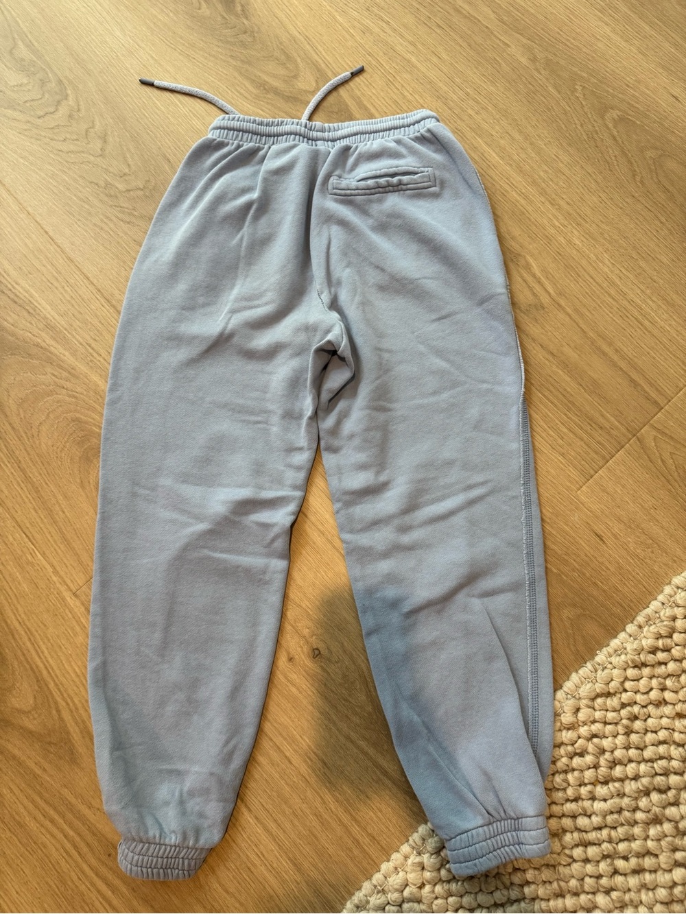 aerie Light Blue Drawstring Jogger Sweatpants Size XS - Picture 4 of 4